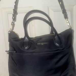 Karl Lagerfeld Black Shoulder Bag